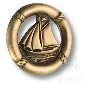 Brass Накладка декоративная морская коллекция 4413.0058.001 античная бронза фото 1