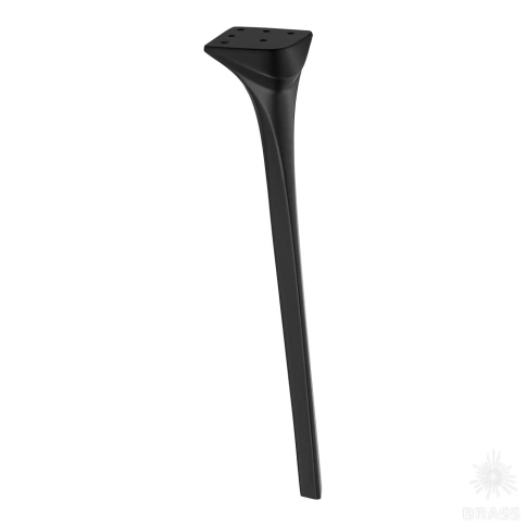 Brass Опора мебельная 3020 400 Matt Black PANAMA черный 400 мм фото 1