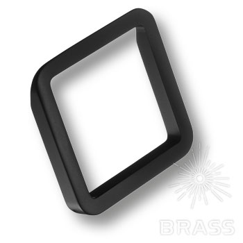 Brass Ручка кольцо 8230 0064 AL6 чёрный 64 мм фото 1