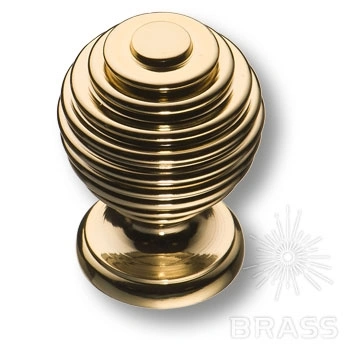 Brass Ручка кнопка 15.030.19 глянцевое золото 24К фото 1