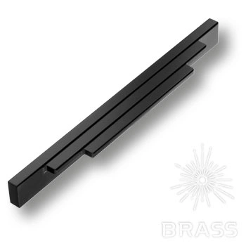 Brass Ручка накладная 9429 0224 AL6 чёрный 224 мм фото 1