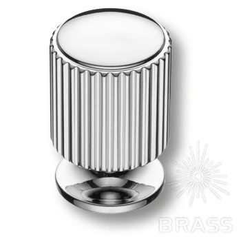 Brass Ручка кнопка 1464 0026 CR глянцевый хром фото 1