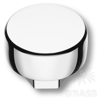 Brass Ручка кнопка 4126 002MP02 глянцевый хром  фото 1