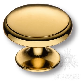 Brass Ручка кнопка RANA-69 глянцевое золото фото 1