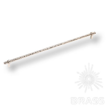 Brass Ручка рейлинг 25235-080-T13-480 глянцевый никель 480 мм фото 1