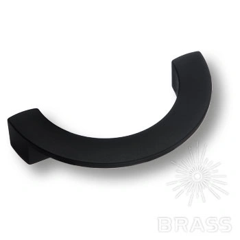 Brass Ручка скоба 5430 Matt Black чёрный матовый 96 мм фото 1