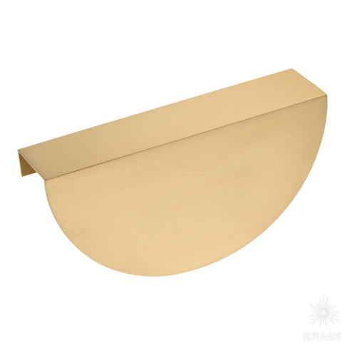 Brass Ручка торцевая 1233-200-Champagne Gold матовая латунь фото 1