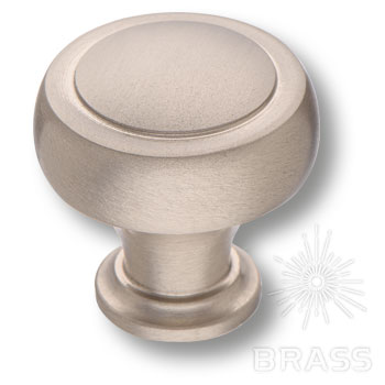 Brass Ручка кнопка 1915 0032 NB никель фото 1
