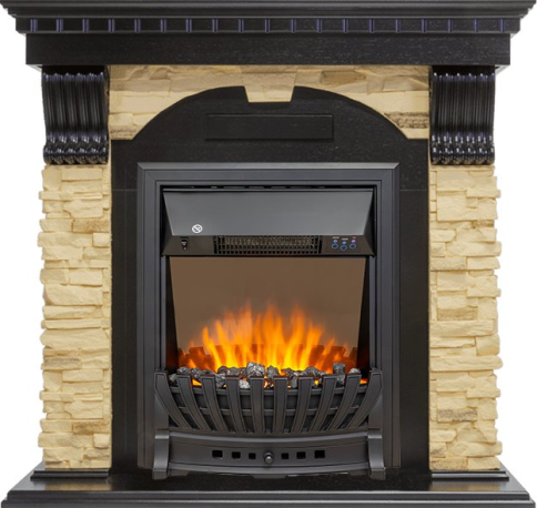 Каминокомплект Dublin - Венге / Сланец с очагом Aspen Black фото 1