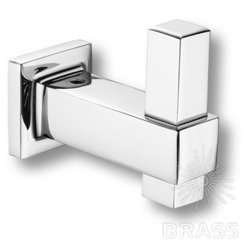 Brass Крючок мебельный 1006 001 CR глянцевый хром фото 1