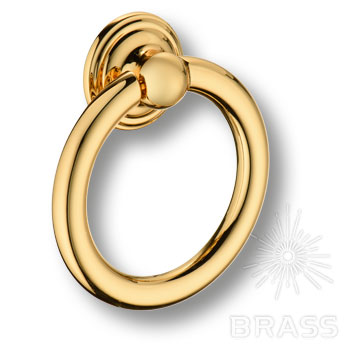 Brass Ручка кольцо 4969 155MP11 глянцевое золото фото 1