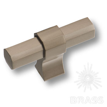 Brass Ручка кнопка 8720 0008 NB-NB никель фото 1