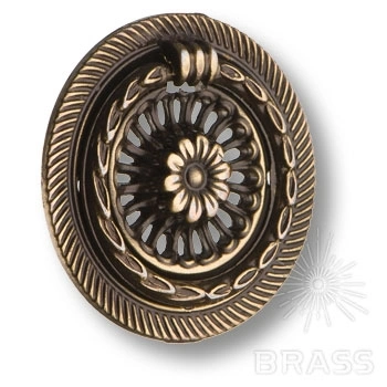 Brass Ручка кольцо 15.250.40.04 старая бронза фото 1