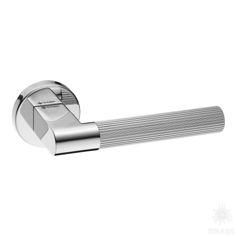 Brass Ручка дверная HA247LRO11 CR LEO-L глянцевый хром фото 1