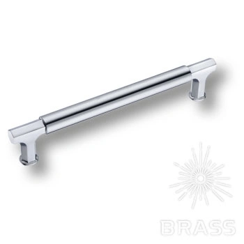 Brass Ручка скоба 1126 160MP19 сатинированный хром 160 мм фото 1