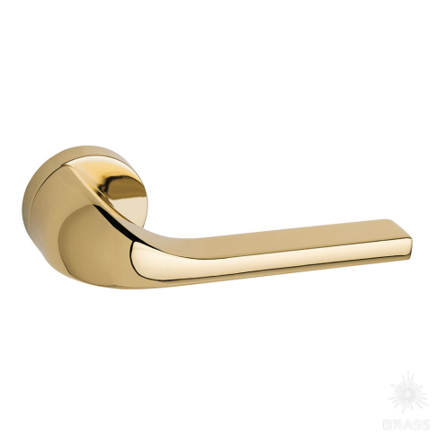 Brass Ручка дверная HA143RO12 GL NETA глянцевое золото фото 1