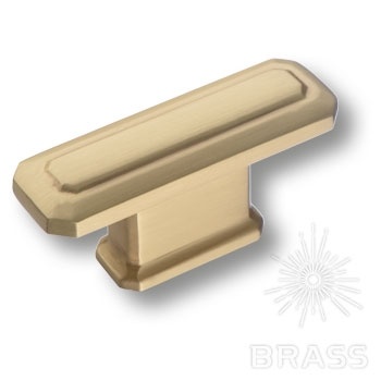 Brass Ручка кнопка 4101 016MP35 матовое золото 16 мм фото 1