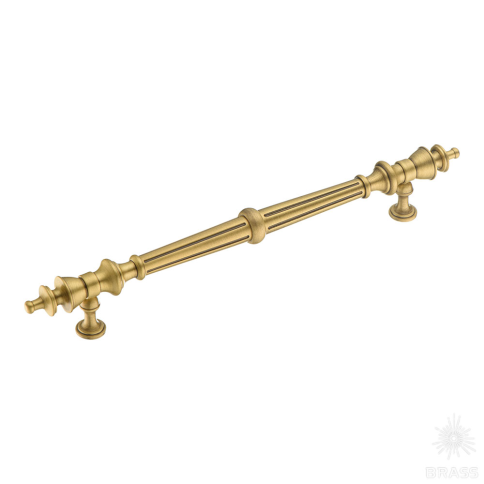 Brass Ручка скоба 25107-013-20-192 латунь состаренная латунь 192 мм фото 1