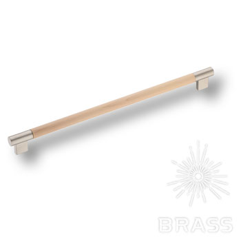 Brass Ручка рейлинг 9403-317 дерево/никель 320 мм фото 1