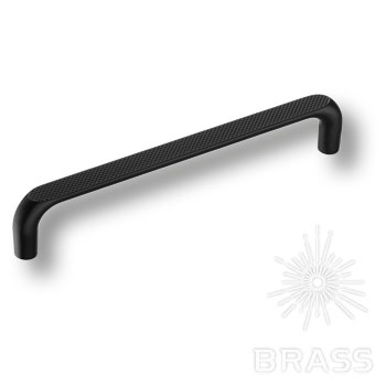 Brass Ручка скоба 396-160-Matt Black черный 160 мм фото 1