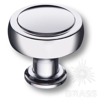 Brass Ручка кнопка 1915 0038 CR глянцевый хром фото 1