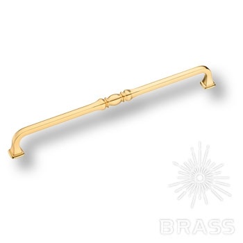 Brass Ручка скоба KALE-69-224 глянцевое золото 224 мм фото 1