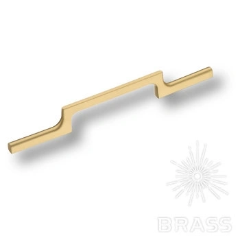 Brass Ручка скоба 1112 128MP35 матовое золото 128 мм фото 1