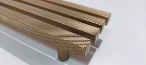 Brass Ручка скоба 8767 0320 GB-GB матовая латунь 320 мм фото 3