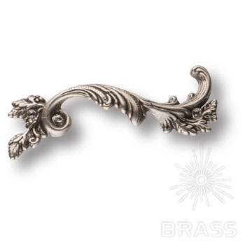 Brass Ручка скоба 15.216.96 SWA 16 right старое серебро 96 мм  фото 1