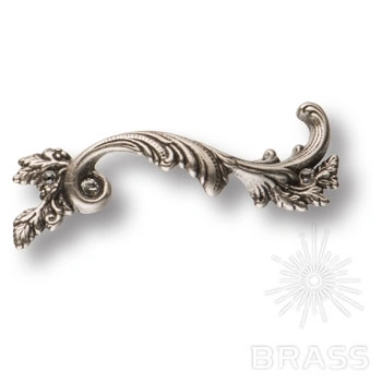 Brass Ручка скоба 15.216.96 SWA 16 right старое серебро 96 мм  фото 1