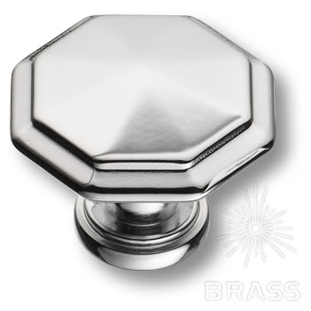Brass Ручка кнопка 15.309.01.07 глянцевый хром фото 1