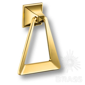 Brass Ручка кольцо 907-Gold глянцевое золото фото 1