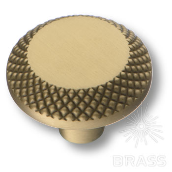 Brass Ручка кнопка 4102 001MP35 матовое золото фото 1