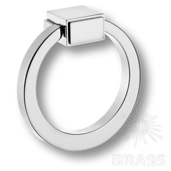 Brass Ручка кольцо BU 013.80.07 глянцевый хром фото 1
