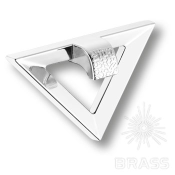 Brass Ручка скоба 7430.032 Chrome глянцевый хром 32 мм фото 1