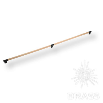 Brass Ручка рейлинг 9401-617 дерево/черный 480-480 мм фото 1