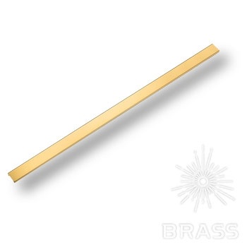 Brass Ручка торцевая 8926 0864 0002 GL глянцевое золото 864 мм фото 1