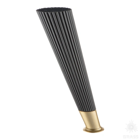 Brass Опора мебельная SUIT 3510 0230 Matt Fume/Gold Varak матовый серый/матовое золото 230 мм фото 1