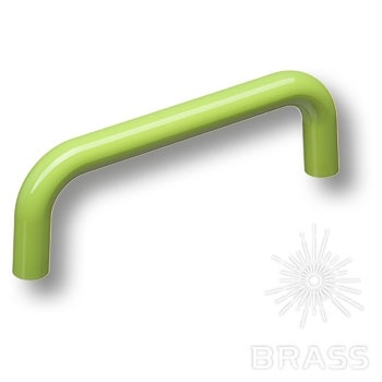 Brass Ручка скоба детская 627PI фисташковый глянцевый 96 мм фото 1