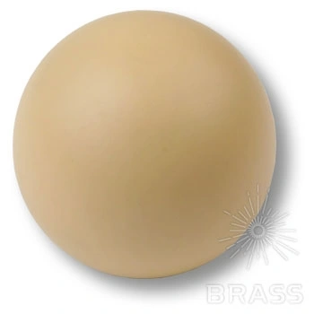 Brass Ручка кнопка детская 445BE1 шар бежевый матовый фото 1