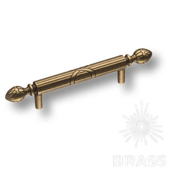 Brass Ручка скоба BU 005.96.12 античная бронза 96 мм фото 1