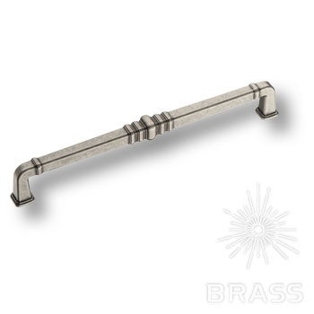 Brass Ручка скоба KT 012.224.16 старое серебро 224 мм фото 1