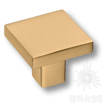 Brass Ручка кнопка 82-Champagne Gold матовая латунь фото 1