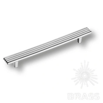 Brass Ручка скоба 372160MP02 глянцевый хром 160 мм фото 1