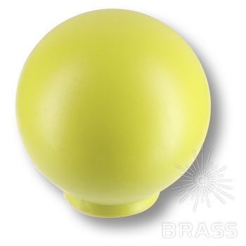 Brass Ручка кнопка детская 626PIX шар фисташковый матовый фото 1