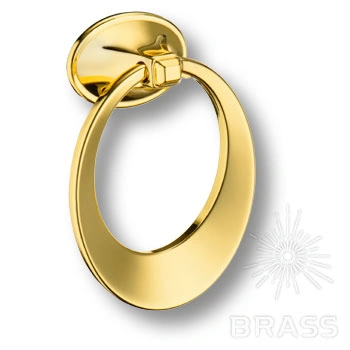 Brass Ручка кольцо 906-Gold глянцевое золото фото 1