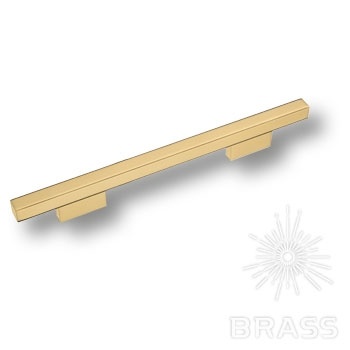 Brass Ручка скоба 7345 0192 GL-GL глянцевое золото 192 мм фото 1