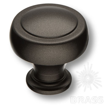 Brass Ручка кнопка 1915 0032 ALM3 матовый графит фото 1