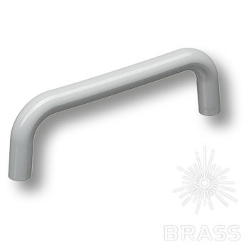 Brass Ручка скоба детская 627GR серый глянцевый 96 мм фото 1