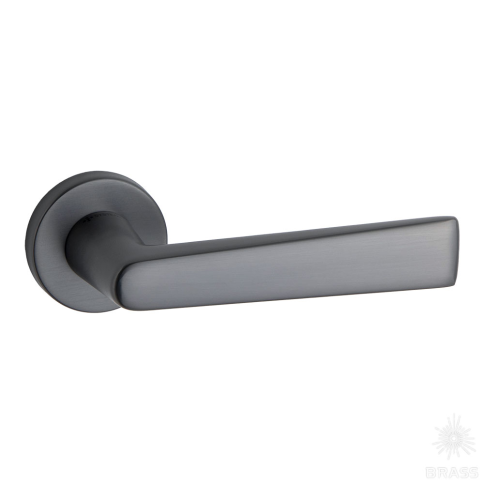 Brass Ручка дверная HA231RO12 BBN ARIEL черный матовый никель фото 1